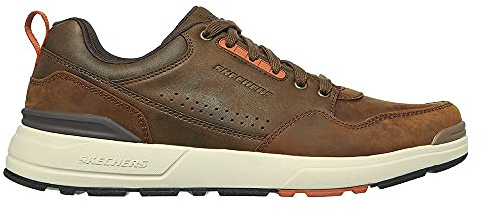 Skechers Tenis Rozier Mancer para Hombre, marrón Oscuro, 44 EU