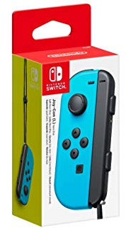 Joy-Con Left (Neon Blue) (Nintendo Switch) (Renewed)
