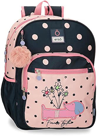 Enso Friends Together Mochila Escolar, Rosa
