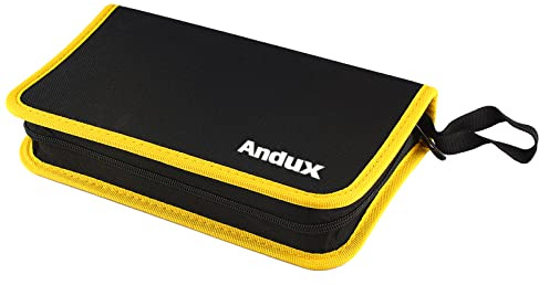 Andux Tool Kits Organize Storage Pouch Tool Case WJSNB-02 (Yellow,L) | with Zipper Smooth zipper Portable