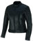 BI ESSE - Giubbino Giacca Pelle Moto Vintage caffè race, completo di Protezioni Rimovibili (Donna) (M, Nero)