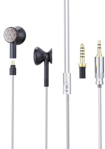 FiiO FF3S Dynamic Drive Earbud, HiFi Wired Auricolare con Bass Super Sound Auricolari Musica