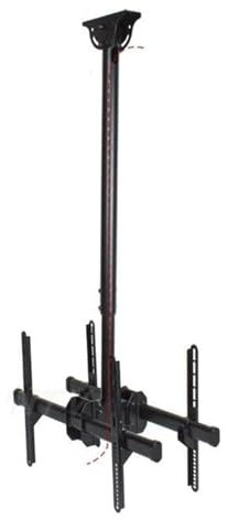 QICBYING Soporte De Montaje para TV De Techo De 2 Lados, Soporte De Montaje para TV con Ajuste De Altura Telescópico, Se Adapta A La Mayoría De Televisores LED 4K De 32-70 Pulgadas