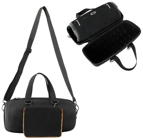 Generic Funda de transporte para altavoz JBL Xtreme 3, bolsa de almacenamiento, organizador portátil para uso de viaje con correa para el hombro, soporte rígido de EVA para Xtreme 3, Con forro negro.