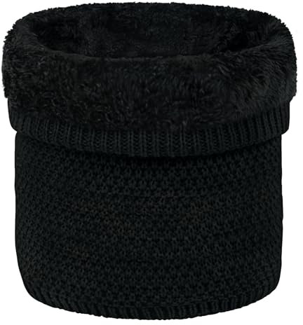 Kotashion Unisex Winterhals Winddicht Warm Verdicktes Futter Modischer Strickschal Geeignet für Männer und Frauen die zum Radfahren Klettern Skifahren Reisen