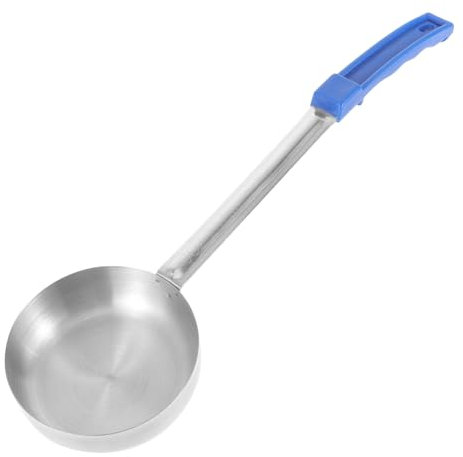 SHOWERORO 8ounce Stainless Steel Sauce Spoon for Kitchen Portion Control Ladle Scoop for Pizza Sauce for Serving Spoons and Needs