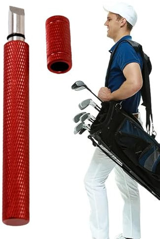 Rillenreiniger-Werkzeug Golf,Golfrillen-Schärfwerkzeug | Metall-Golfschläger-Reiniger, Rillenschärfwerkzeuge,Kompakter Golfschlägerschärfer, Werkzeug zum Nachschneiden von Golfschlägern mit Hülse