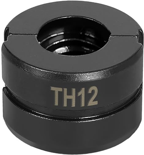 AMZCNC Mâchoire de sertissage TH12 Profil TH pour mâchoires de sertissage de 12 mm Convient pour pinces à sertir manuelles + mâchoire interchangeable Raccords de tuyau composite