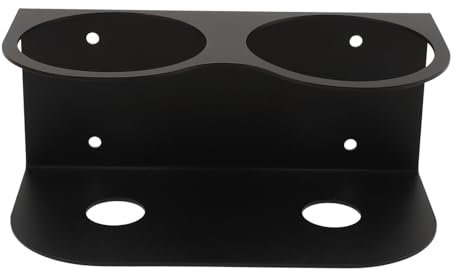 Eujgoov Versatile High -performance Spray Bottle Holder Wall Mounting Storage Shelf - Ideal for Professional Work Areas (Double Hole)