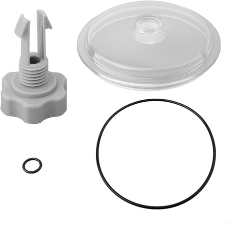 ARMYJY Couvercle de pompe de filtre à sable, numéro de pièce de rechange SF80110-1, couvercle de piège à feuilles avec joint torique pour pompe Intex de 30,5 cm, prévention des débris de piscine
