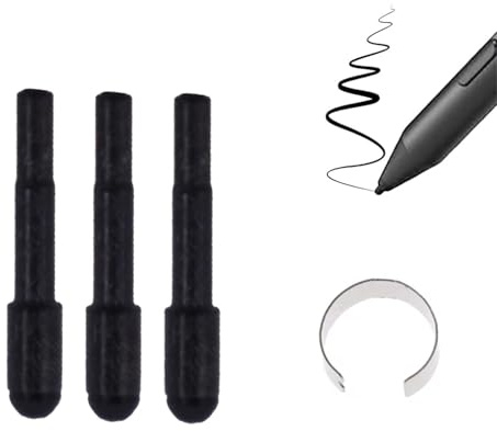 Mirweon Smooth Glides Replacement Nibs For Laptop Replacement Tips Capacitive Refill Nibs With Removal Clip Digital Pen Tip