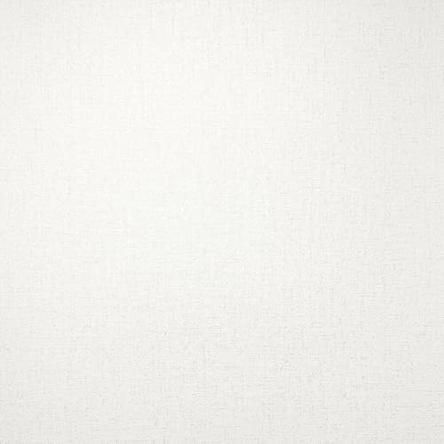 Fine Decor FD43992 Azara Plain Luxury Textured Vinyl Wallpaper, Soft White