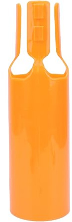 Fockety Booster d'air pour Souffleur de Feuilles, Extension de Buse Turbo avec Sangles de Serrage Rapides Réglables pour Tubes de Soufflage Ronds de 2 à 4 Pouces, Nettoyage de Pelouse (Yellow)