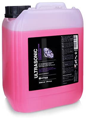 Octopus Special Ultrasonic Cleaner, concentrate for use in ultrasonic cleaner, spectacle cleaner, hygienic jewellery cleaner 5L (5000ml)