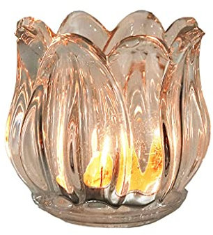Kerzenhalterhalter Lotus Kristall Kerze Halter Tasse Aroma Tee Kerzenhalter Romantische Esstisch Kerzenhalter Home Restaurant Dekoration Kandelaber