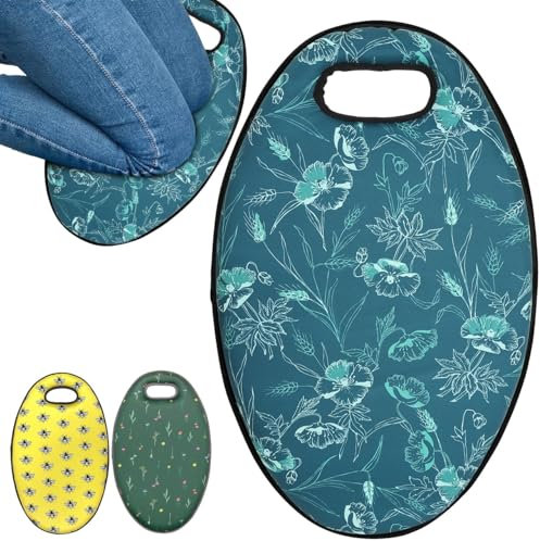 My Garden - Ginocchiera per giardinaggio e lavori domestici, spessore 4,5 cm, con maniglia per il trasporto, resistente all'acqua, cuscino in schiuma