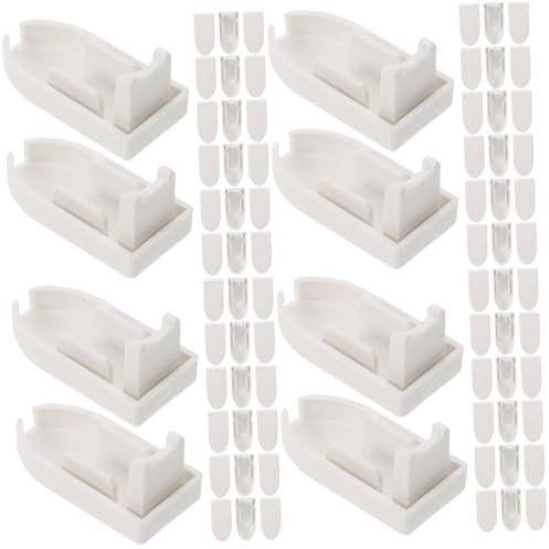 Ciieeo 80 Stück Verschluss Hakenstangenstopfen Für Rollo Ersatzteile Universeller Blindstangen Stecker Dekorativer Rollo Stecker Heimvorhang Zubehör Ersatzstopfen Kunststoffstopfen