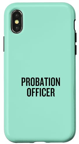 Hülle für iPhone X/XS Bewährungshelfer Karriere Neues professionelles modernes Design