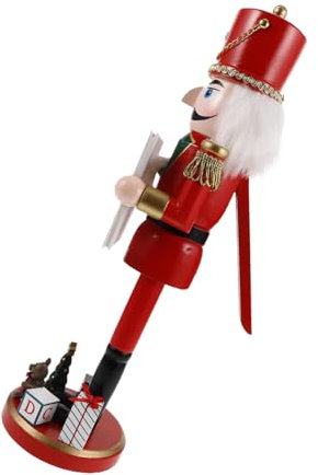 TOPPERFUN Figura De Soldado Cascanueces De Madera Decoración De Mesa Hogar De Navidad para Decoración De Estantería