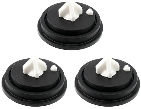 Desenda 3 PCS Replacement Rubber Ball Valve Washers, 27mm Diameter Cistern Refill Valve Diaphragms Toilet Inlet Float Valve Diaphragm Washer Seals