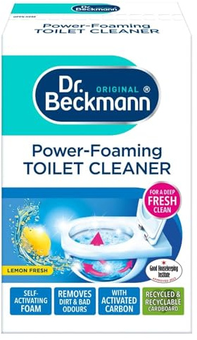 Power-Foaming Toilet Cleaner 3 x 100gm Sachets – Self-Activated Foam for Deep Clean – Removes Dirt and Bad Odours with Fresh Lemon Fragrance