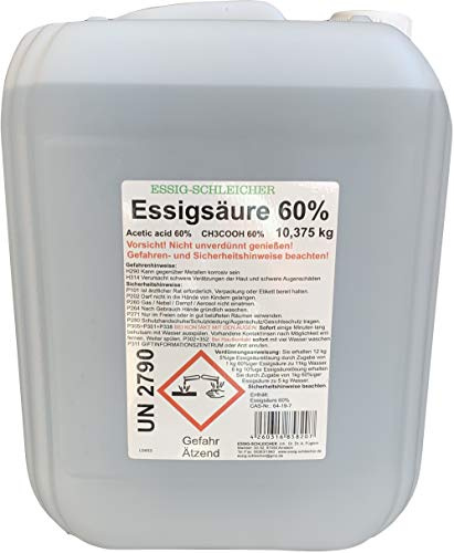 10 kg Schleicher's Essigsäure 60%
