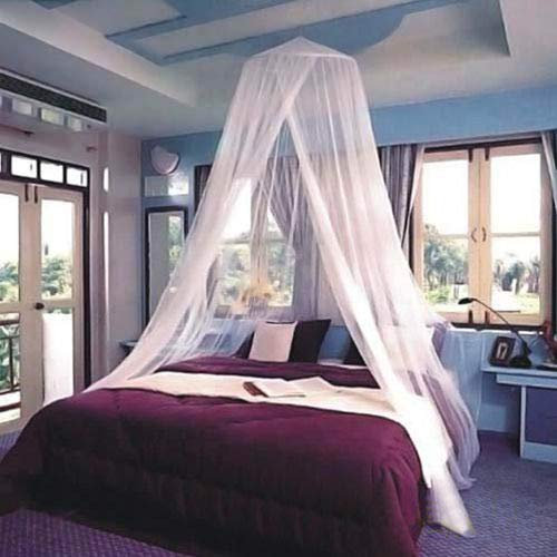 vivo White Mosquito Net Fly Insect Protection Single Entry Double King Size Canopy