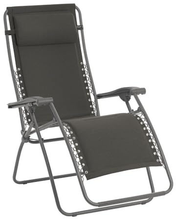 Lafuma RSX Relax-Liegestuhl, Gepolstert, Ardoise, 88 x 68 x 115 cm