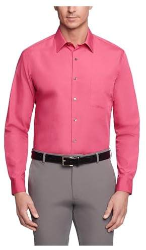 van heusen Dress Shirt Regular Fit Poplin Solid Chemise Homme (Lot de 1)
