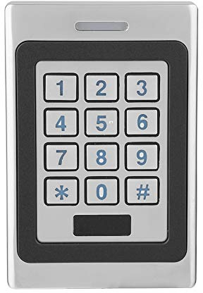 Codeschloss Türöffner Zutrittskontrolle Codetaster wasserdichte RFID ID & IC Karte Hintergrundbeleuchtete Tastatur Sicherheitstürzugriffskontrollsystem Build in Alarm Support