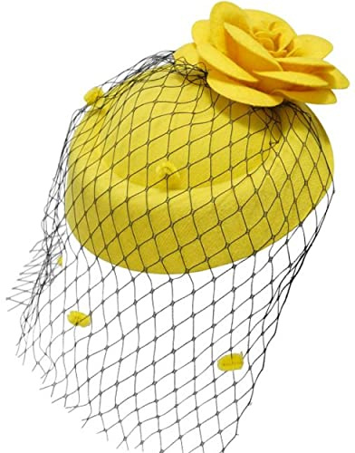 Ro Rox Ruby Rosen Vintage Retro 40er 50er Jahre Fascinator Hochzeit Party Hut