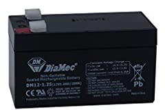 Diamec Batteria al piombo AGM 12 V 1,2 Ah F1