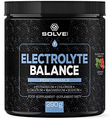 Solve Labs® ● Electrolytes À Haute Teneur En Potassium En Poudre ● (290G) ● Pink Lemonade Electrolyte Intense Training Supplement Potassium Zinc & Magnésium Pour L'Hydratation, Booster L'Énergie.