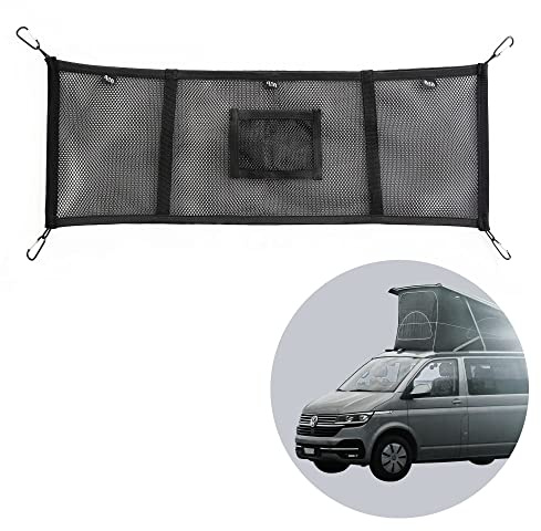 040Parts - Malla de carga combinada para techo y interior, compatible con VW T5 T6 Bulli California Beach Caravelle