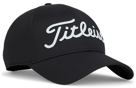 Titleist Players Tech verstellbare Mütze, Schwarz/Weiß, Einheitsgr��e