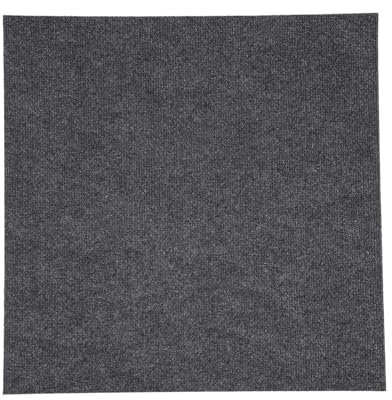 15 Stück Teppichfliesen Selbstklebend Bodenfliesen Set 60 * 60cm Bodenbelag Einfarbig Teppiche Selbstmontage Teppich Filzplatten Teppichboden Fliesen für Treppe Hause (Dunkel Grau)