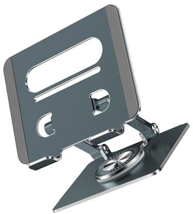 ZIDDAR Support de bureau portable pliable pour ordinateur portable, base rotative à 360 degrés pour lire et regarder des vidéos