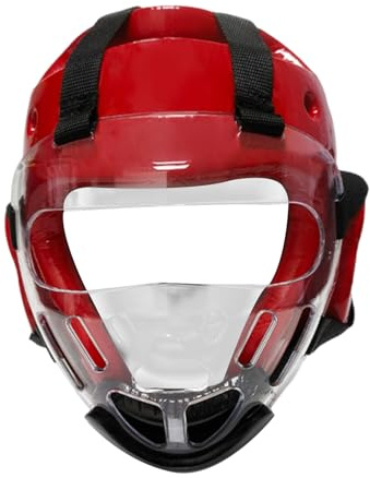 Copertura protettiva per il viso sportiva - Maschera da combattimento leggera, vestibilità sicura ventilata | Attrezzature di protezione per la pratica del karate, prevenzione delle lesioni facciali