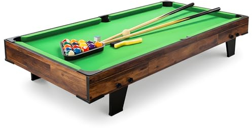 Hyner Kinder Mini Billardtisch, tragbarer Billardtisch, komplett mit Zubehör – ideal für Familienaktivitäten und Treffen mit Freunden.