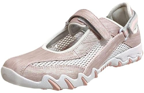 Allrounder By Mephisto - Scarpa Casual Allrounder NIRO Scattered Star Pale Orchid-Scarpe per Plantari Donna con Chiusura a Strappo e Plantare Estraibile