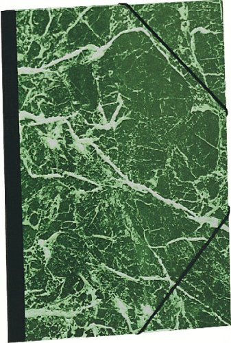 Exacompta - Beaux-Arts - Carton à dessin Exacompta Papier marbré verni 52x67cm Elastiques