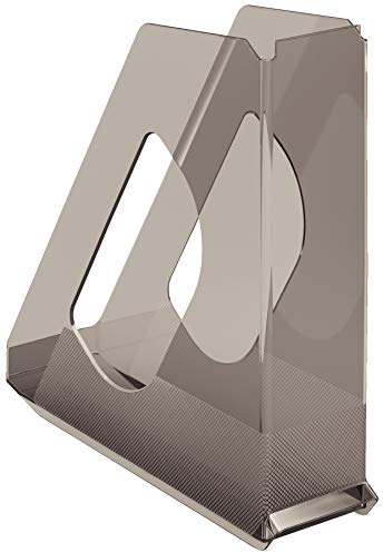 Esselte Briefkorb, A4, 1 Pack, Grau Transparent, Europost, 21434