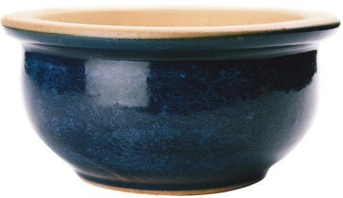New England Pottery Color Bowl, 15-Inch, Imperial Blue
