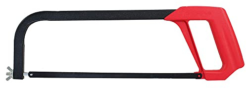 Dekton Heavy Duty Junior Hacksaw-Heavy Duty Lightweight Aluminium Frame| Hcs Blade 24 Tpi, 12(300mm)| Adjust To Any Cutting Angle| Ideal For Precision Cutting & Diy Projects| Adjustable Blade Tension
