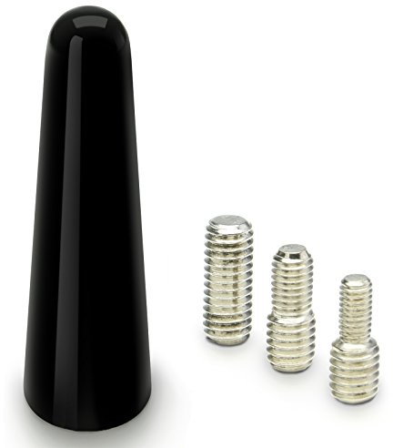 Adapter-Universe Kurzstab-Dachantenne Autoantennen-Adapter 16V 5cm KFZ Kompatibel mit Peugeot Schwarz