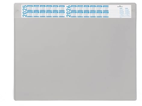 Durable Schreibunterlage (mit austauschbarer Abdeckung, 650 x 520 mm) 1 Stück, grau, 720510
