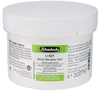 Schmincke Struktur-Gel, seidenglänzend, 300 ml