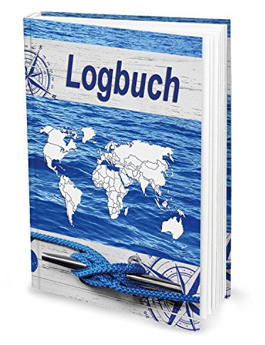 Logbuch-Verlag XXL DIN A4 Logbuch ADVENTURE Hardcover Schiffstagebuch Seetagebuch nach amtlichen Vorschriften für Segler Yacht Motoboot Eigner Yachtlogbuch für 100 Tage auf See