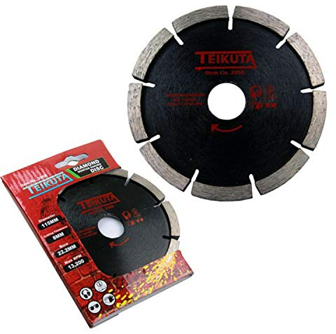 Teikuta - Disques diamant spécial joint de mortier 115 x 7 x 8 x 22,2 mm - 2968