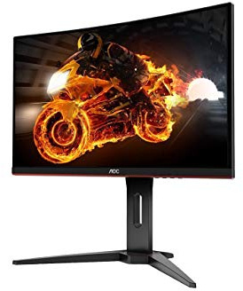 AOC Gaming C24G1 - 24 Zoll FHD Curved Monitor, 144 Hz, 1ms, FreeSync Premium, HDMI, DisplayPort) schwarz
